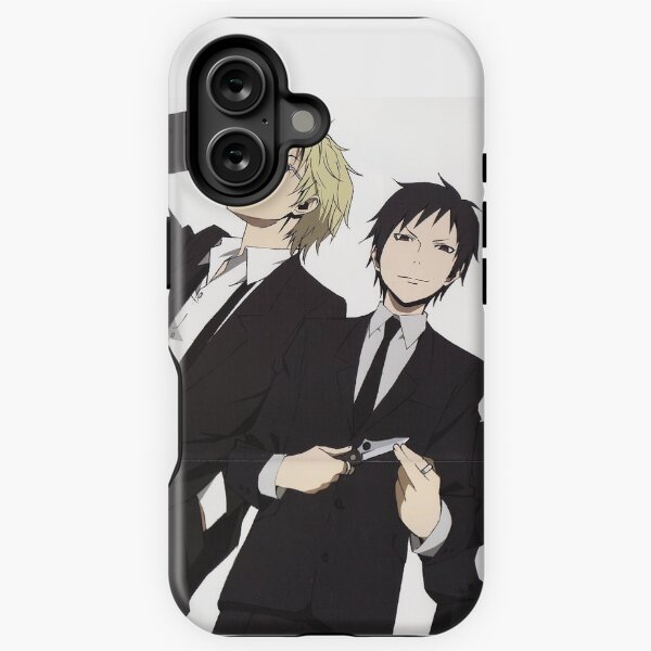 Aperçu de l'œuvre Durarara || Izaya Orihara || Cas de téléphone || DRRR! créée et vendue par AnimeMan.