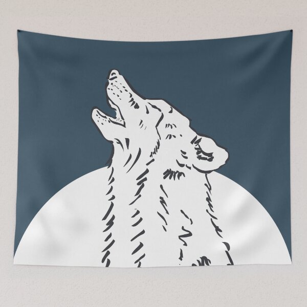Item preview, Pra Loup Howling Wolf designed and sold by Louise Harding.
