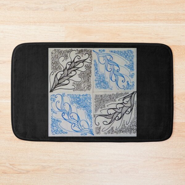 Item preview, Zentangle 26 Four Feathers designed and sold by CCWillow.