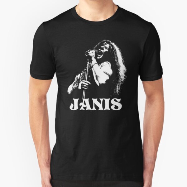 Janis - The White Stencil Slim Fit T-Shirt