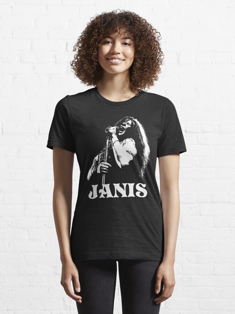 Alternate view of Janis - The White Stencil Essential T-Shirt