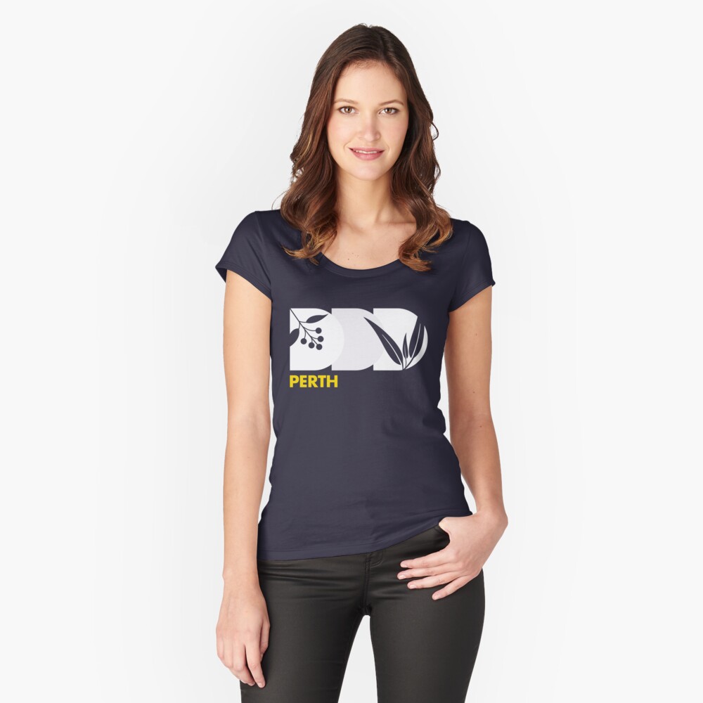 Item preview, Fitted Scoop T-Shirt designed and sold by dddperth.