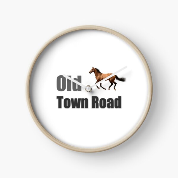 Old Town Clocks Redbubble - old town road roblox song pin
