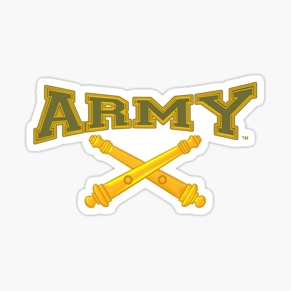 Army - Artillery Branch Sticker