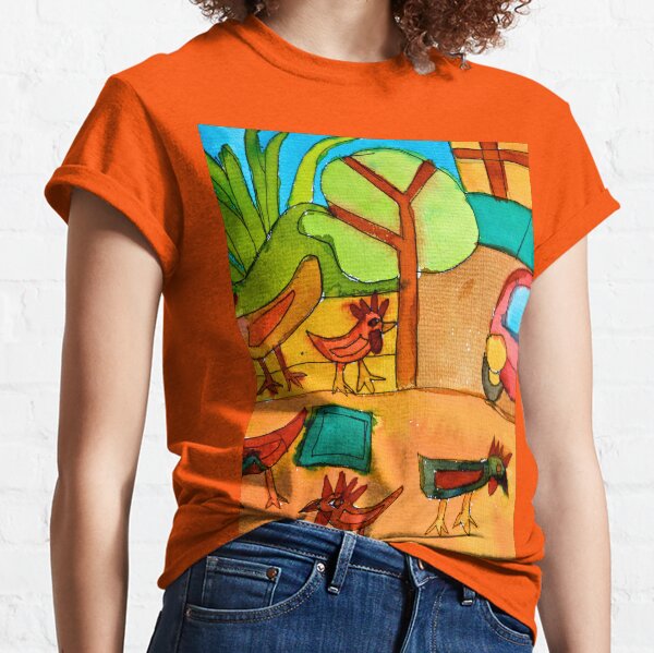 San Miguel Chickens Zionart Zion Levy Stewart Classic T-Shirt