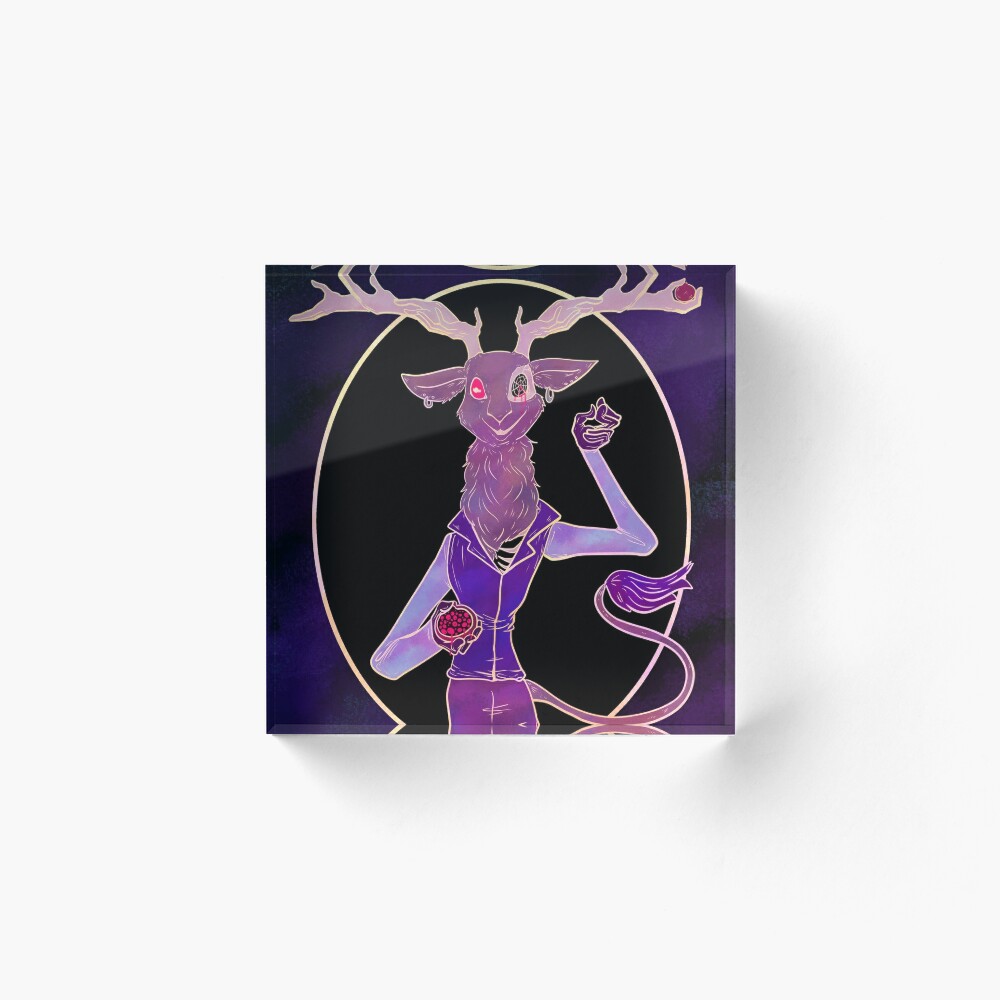 Demon Deer Art Board Print for Sale by violetmagician