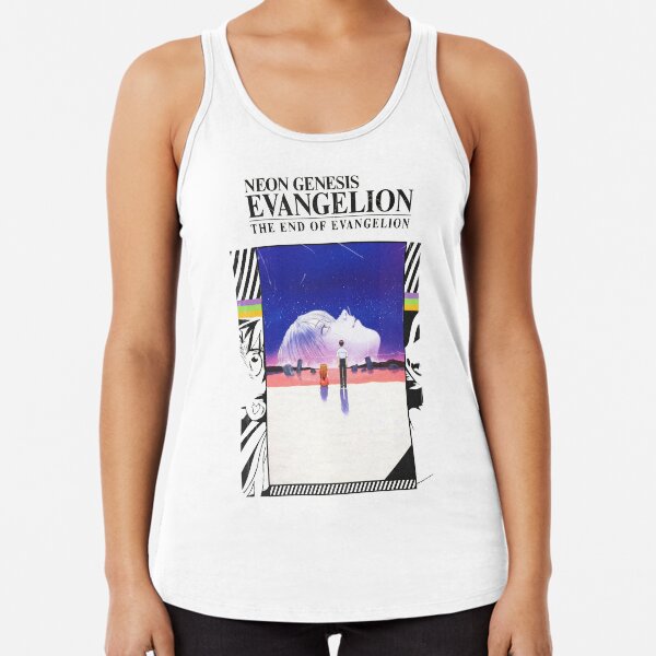 LMHBLTOP Mens Neon Genesis Evangelion Yoga Vest Tank Top Shirt White LMHBLTOP Mens Neon Genesis Evangelion Yoga Vest Tank Top Shirt White