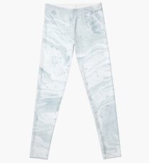 Suminagashi Love, Pale Blue Leggings