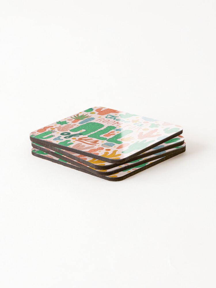 Alternate view of Room for All Coasters (Set of 4)