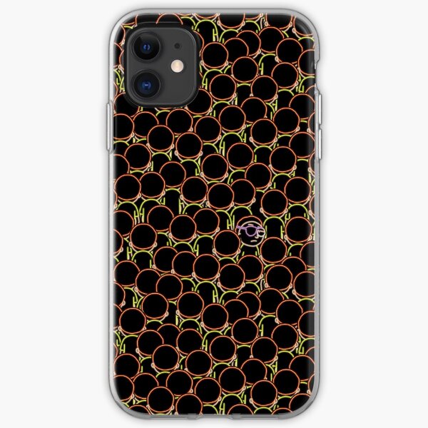 Neon Hidden Evil Morty Seamless Pattern iPhone Soft Case