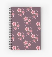 Sakura deep in Purple Spiral Notebook