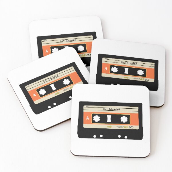 Item preview, Orange Cassette Tape - Hot Blooded designed and sold by daisydebby.