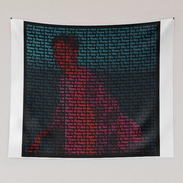 Item preview, Hi This Is Flume Text Print designed and sold by adinecalli.