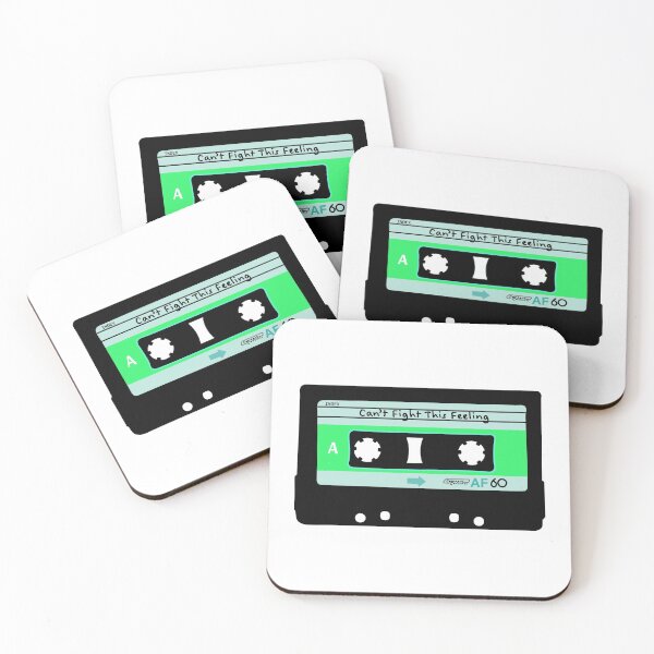 Item preview, Green Cassette Tape - Can't Fight This Feeling designed and sold by daisydebby.