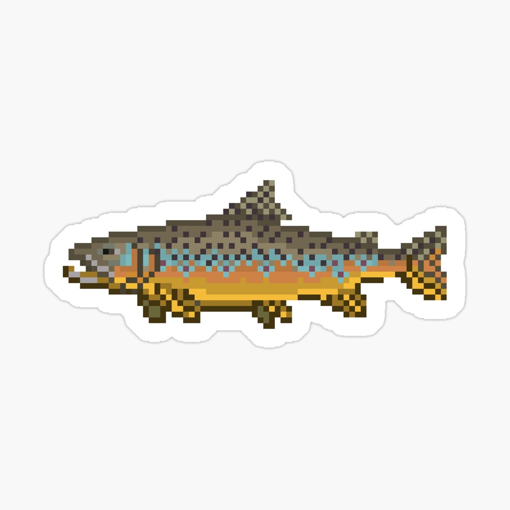 25 Autocollants De Pêche à La Mouche Pour Ordi, Super Déco Saumon & Truite !