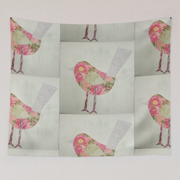 Item preview, Floral Bird Collage designed and sold by EmilyAmeliaArt.