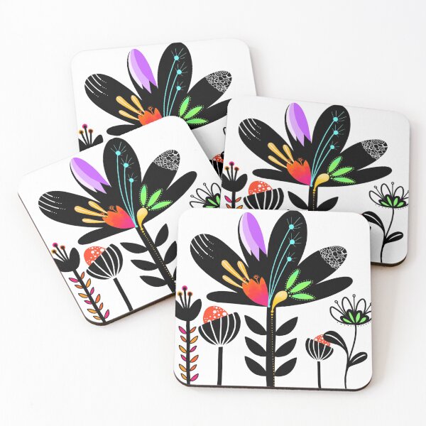 Item preview, Abstract flowers designed and sold by Anna Fox.