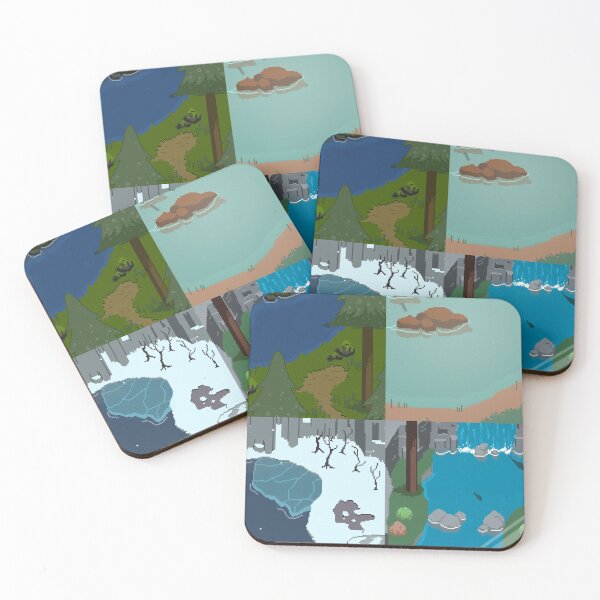Item preview, Pixel Art Fishing Scenes - River Legends Print designed and sold by RiverLegends.