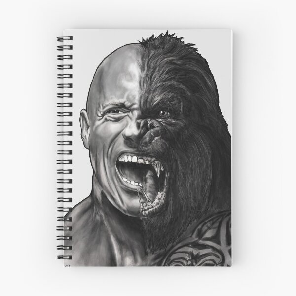 Artikelvorschau, Dwayne Johnson Silverback entworfen und verkauft von ZingaZooo.