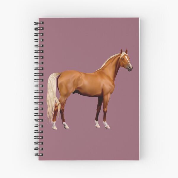 Item preview, BROWN HORSE ON RASPBERRY GLACE designed and sold by PetsandBeyond.