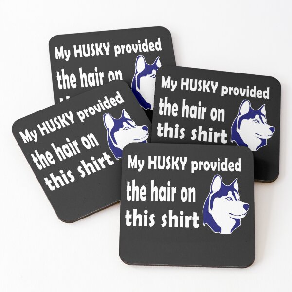 Item preview, MY HUSKY PROVIDED THE HAIR ON THIS SHIRT designed and sold by bigerdan.