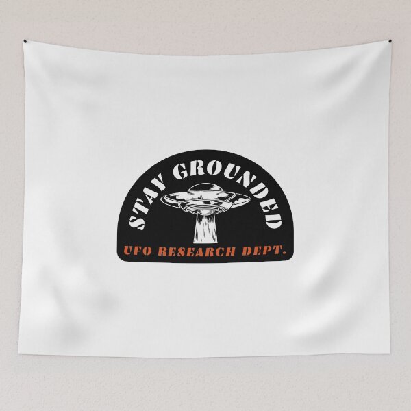 Item preview, Alien UFO Stay Grounded Quote Research Department Funny Art Premium design designed and sold by CreatedByHeidi.