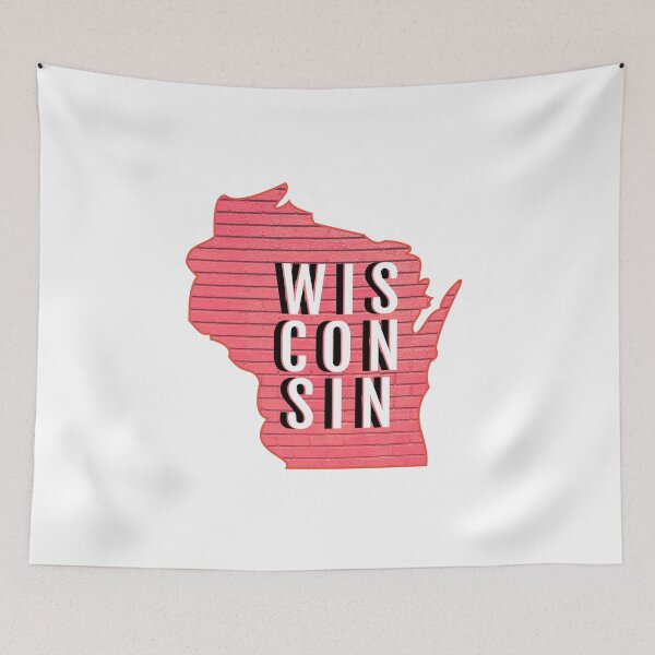 Item preview, Wisconsin- Red Stripes designed and sold by mlvonder02.