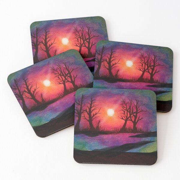 Item preview, Rainbow Twilight Trees by Super Fluid Soul designed and sold by superfluidsoul.