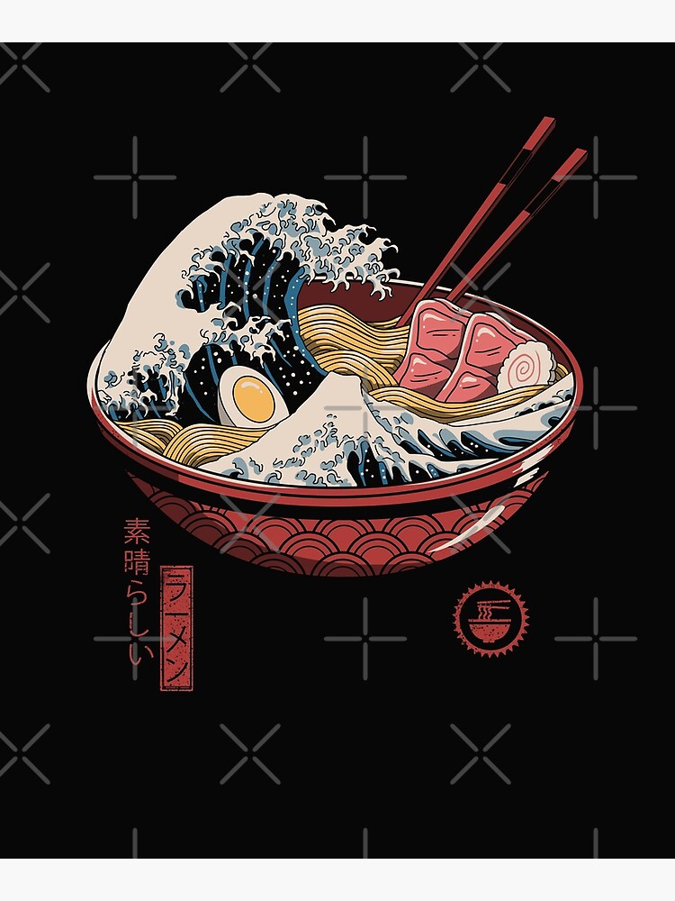 Great Ramen Wave by vincenttrinidad