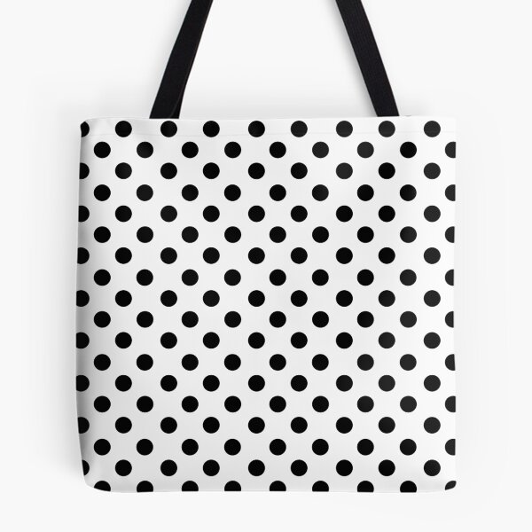 Item preview, White with Black Polka Dots designed and sold by TheFrostedDonut.