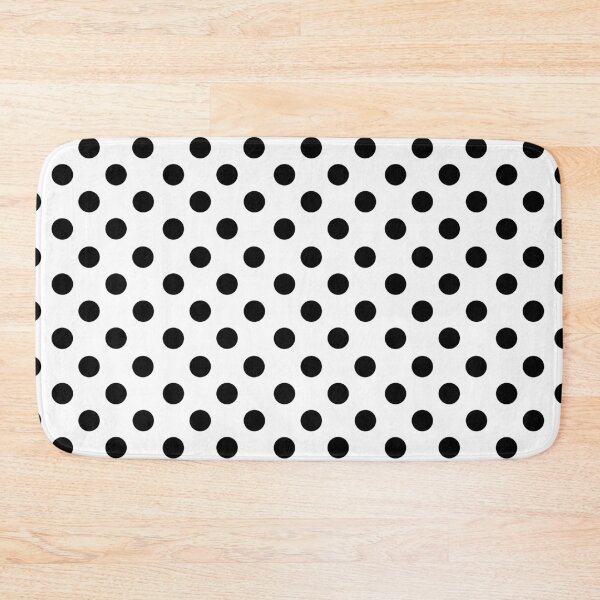 Item preview, White with Black Polka Dots designed and sold by TheFrostedDonut.