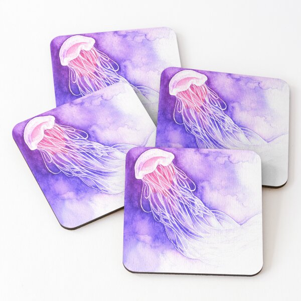 Item preview, Medusas de acuarela designed and sold by Bethany Gustafson.