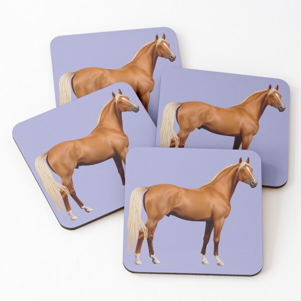 Item preview, BROWN HORSE ON BLUE BELL designed and sold by PetsandBeyond.