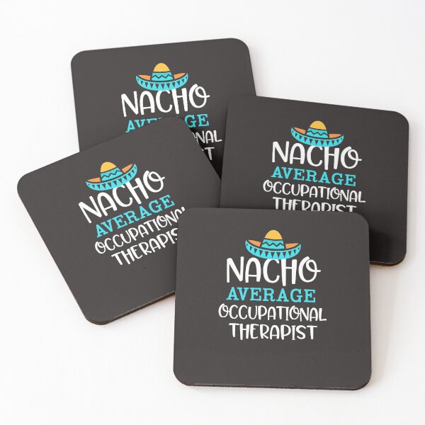 Artikelvorschau, Lustiges Geschenk des Nacho-durchschnittlichen Beschäftigungstherapeuten für blaues Sombrero-Geschenk OT entworfen und verkauft von MommyMakesGifts.