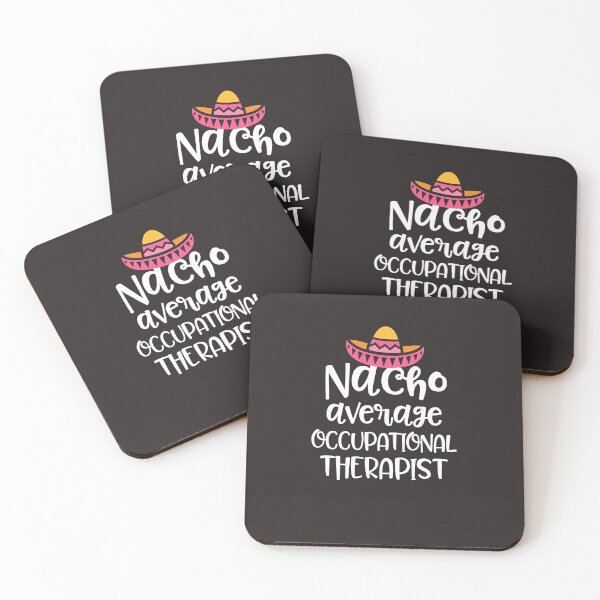 Artikelvorschau, Lustiges Geschenk des Nacho-durchschnittlichen Beschäftigungstherapeuten für OT-Rosa Sombrero-Geschenk entworfen und verkauft von MommyMakesGifts.