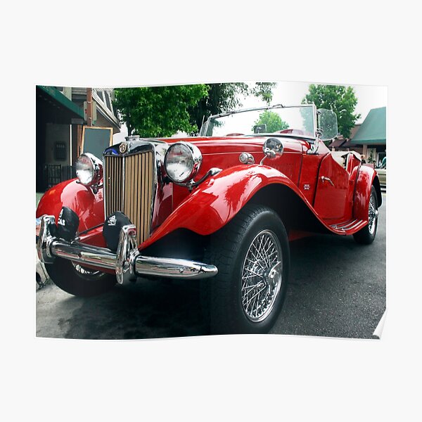 1952 MG TD Poster
