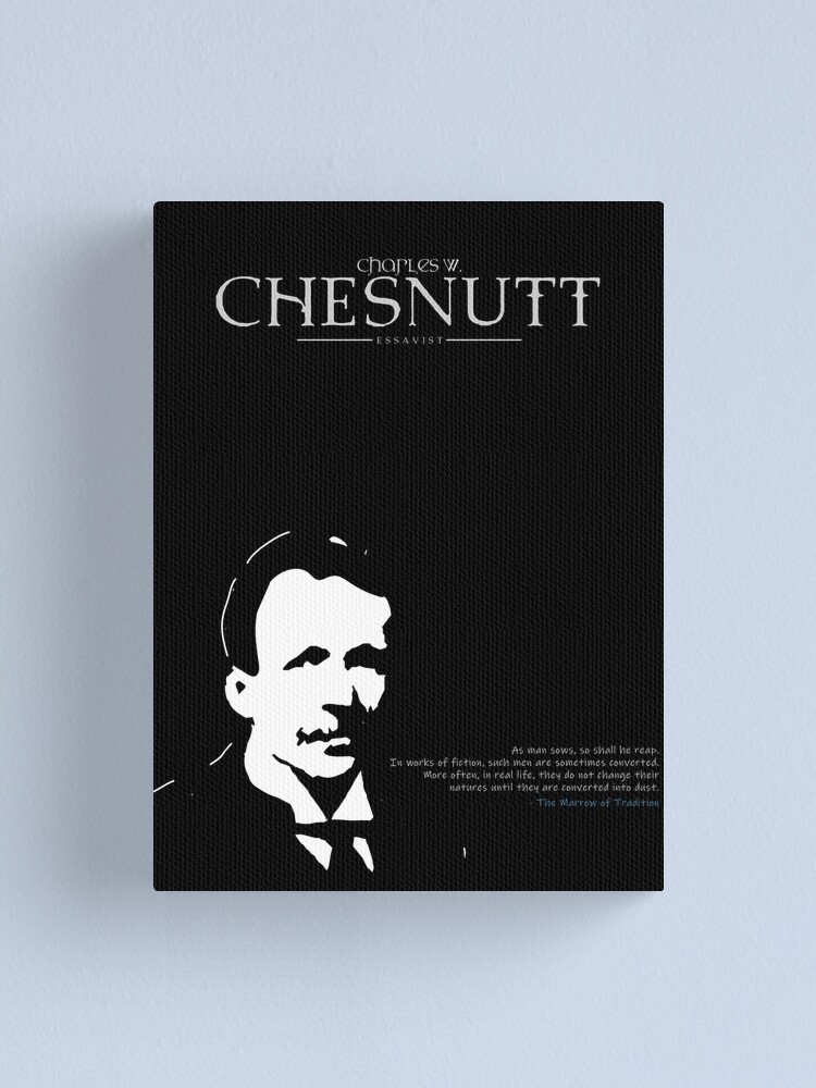 Alternate view of A Quote By Charles Chesnutt Canvas Print
