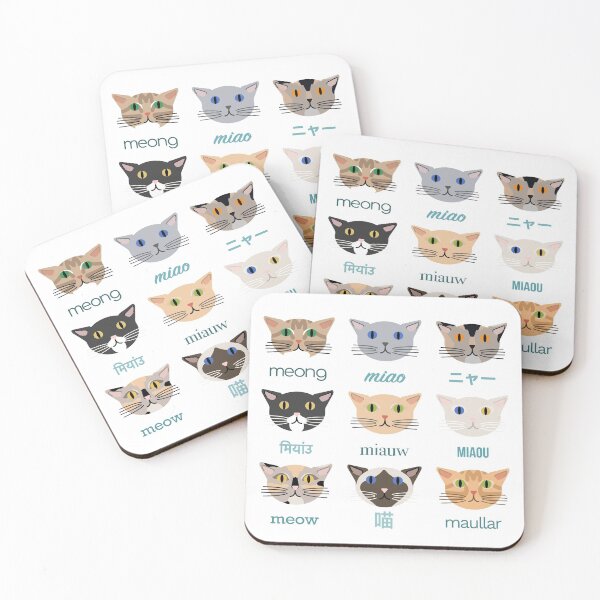 Item preview, Graphic international cat chat faces designed and sold by aka-mubbles.