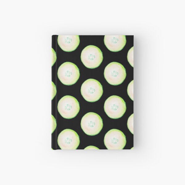 Watercolor Cucumber Hardcover Journal
