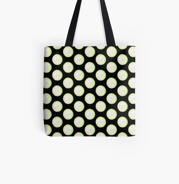 Watercolor Cucumber All Over Print Tote Bag
