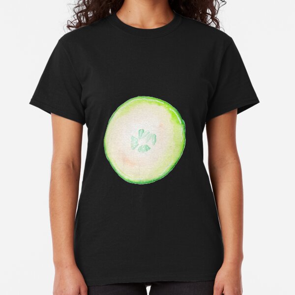Watercolor Cucumber Classic T-Shirt
