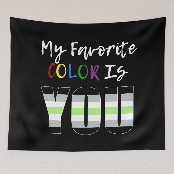 Item preview, Favorite Color - Agender - LGBTQ+ Pride Shirt designed and sold by LoonyMoonyProds.
