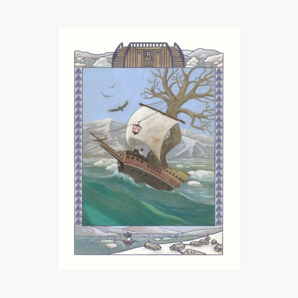 Letters From The Labyrinth | Room #5: The Leiðarstjarna (The Lodestar) Art Print