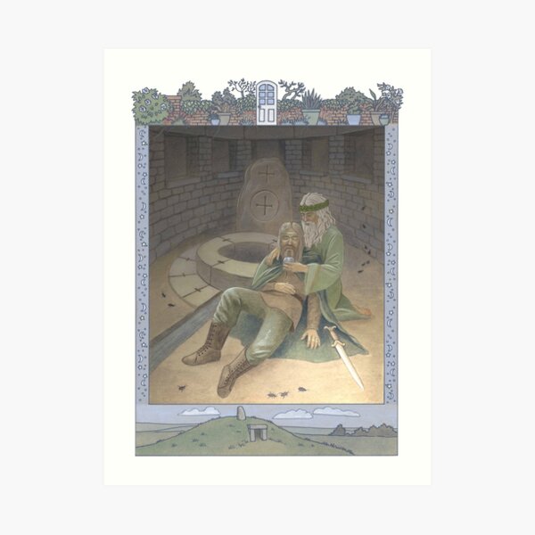 Letters From The Labyrinth | Room #6: Ráith Sídhe Art Print