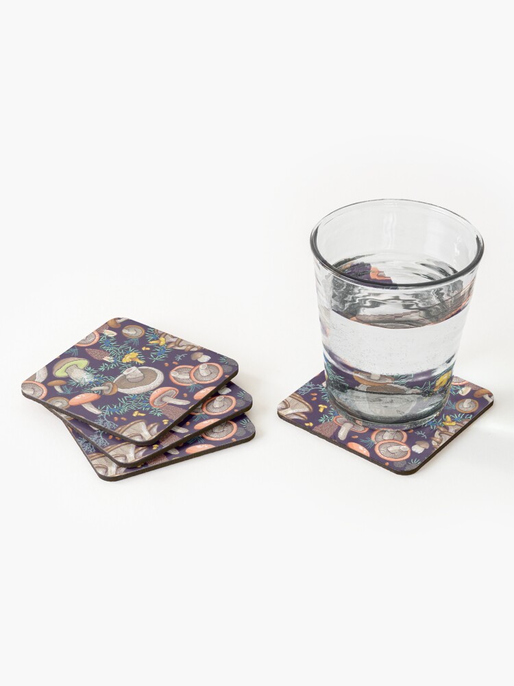 Alternate view of Dark dream forest Coasters (Set of 4)