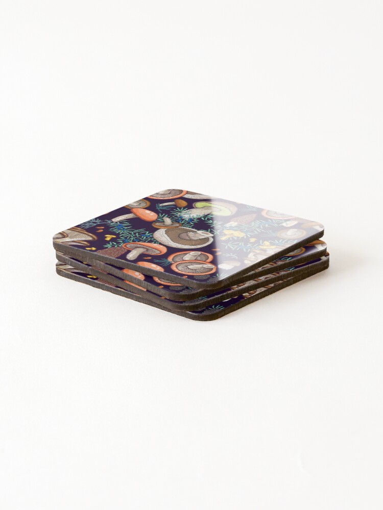 Alternate view of Dark dream forest Coasters (Set of 4)