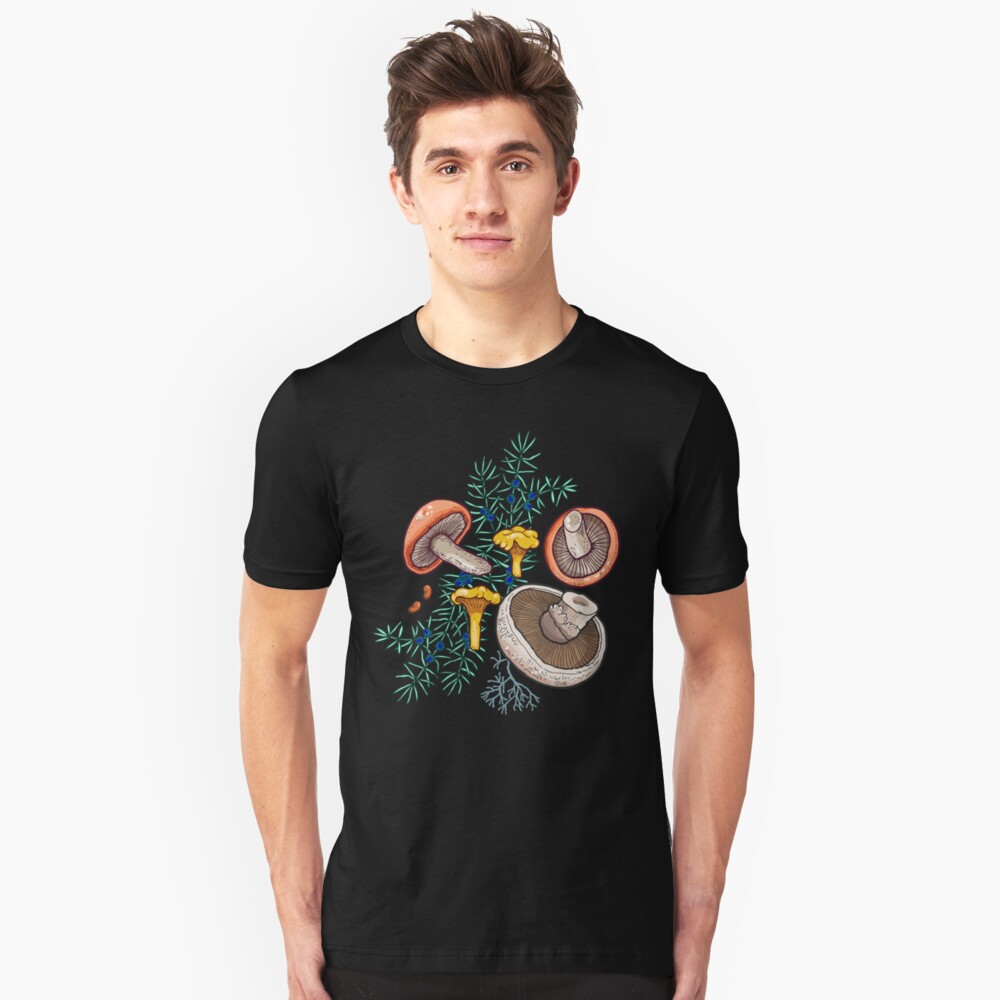 Dark dream forest Slim Fit T-Shirt