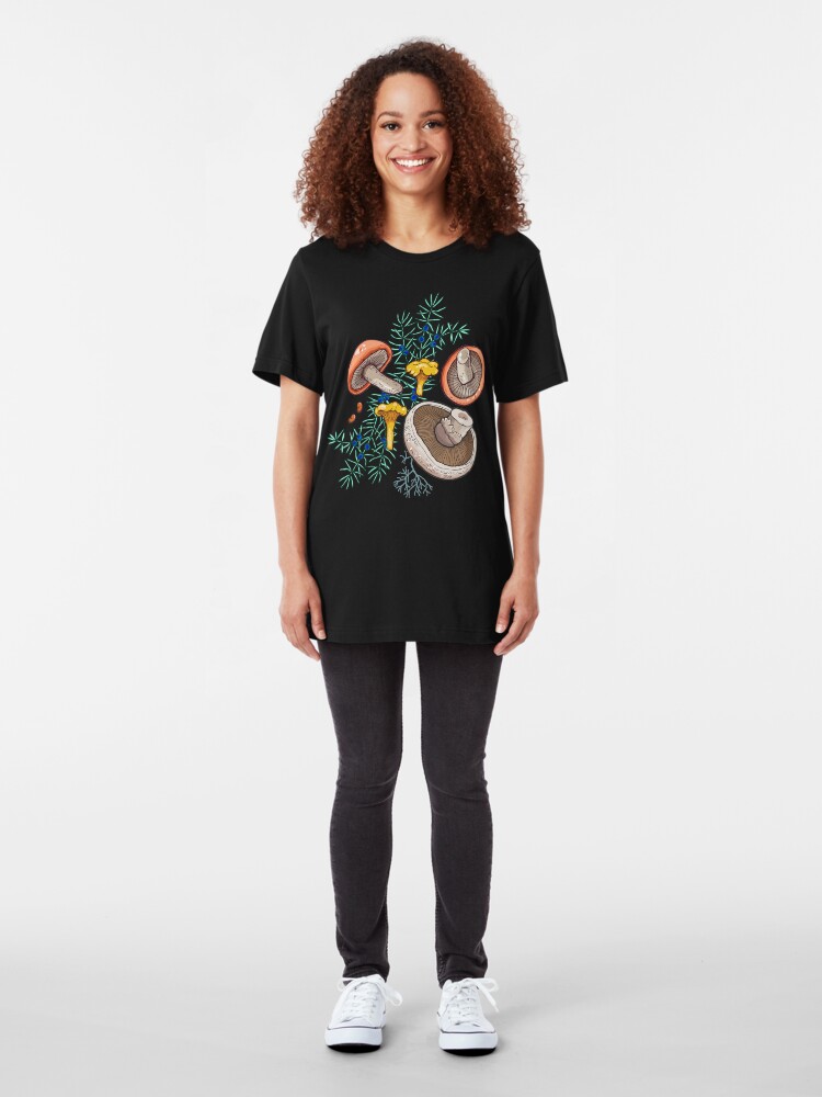 Alternate view of Dark dream forest Slim Fit T-Shirt