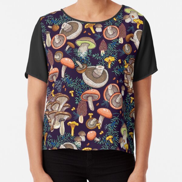 Dark dream forest Chiffon Top