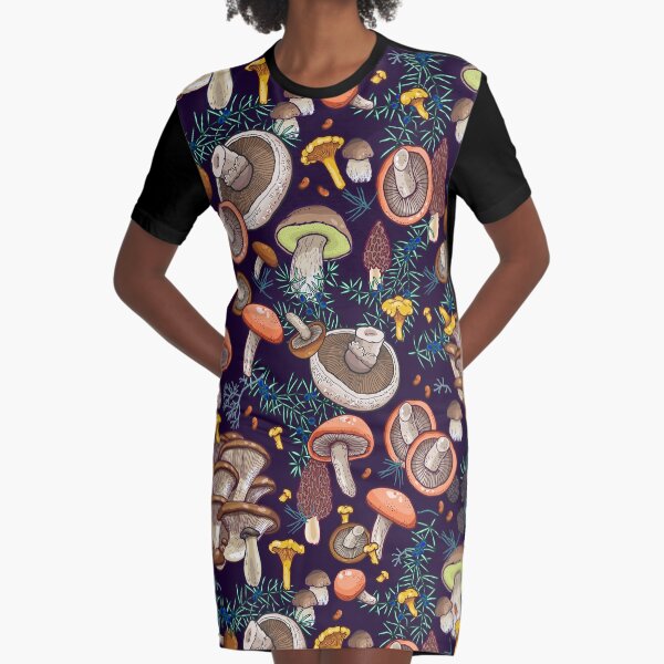 Dark dream forest Graphic T-Shirt Dress